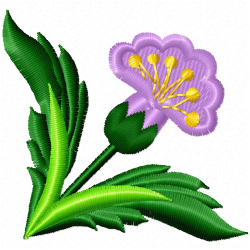 Flowers Embroidery Design 11
